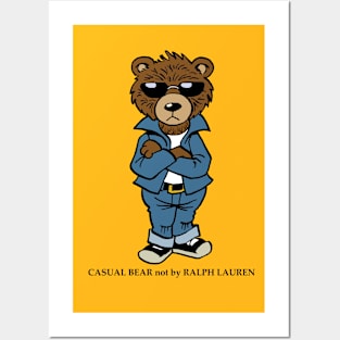 Crazy bear Posters and Art